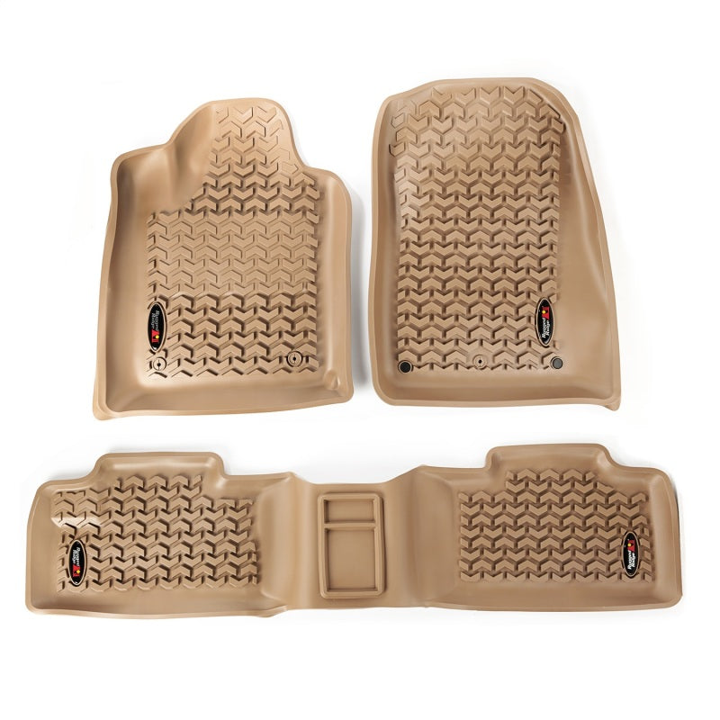 Rugged Ridge RUG Floor Liners - Tan Floor Mats Floor Mats - Rubber main image