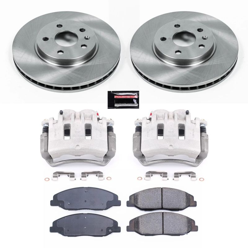 PowerStop PSB Autospecialty Kit w/Cals Brakes, Rotors & Pads Brake Kits - OE main image