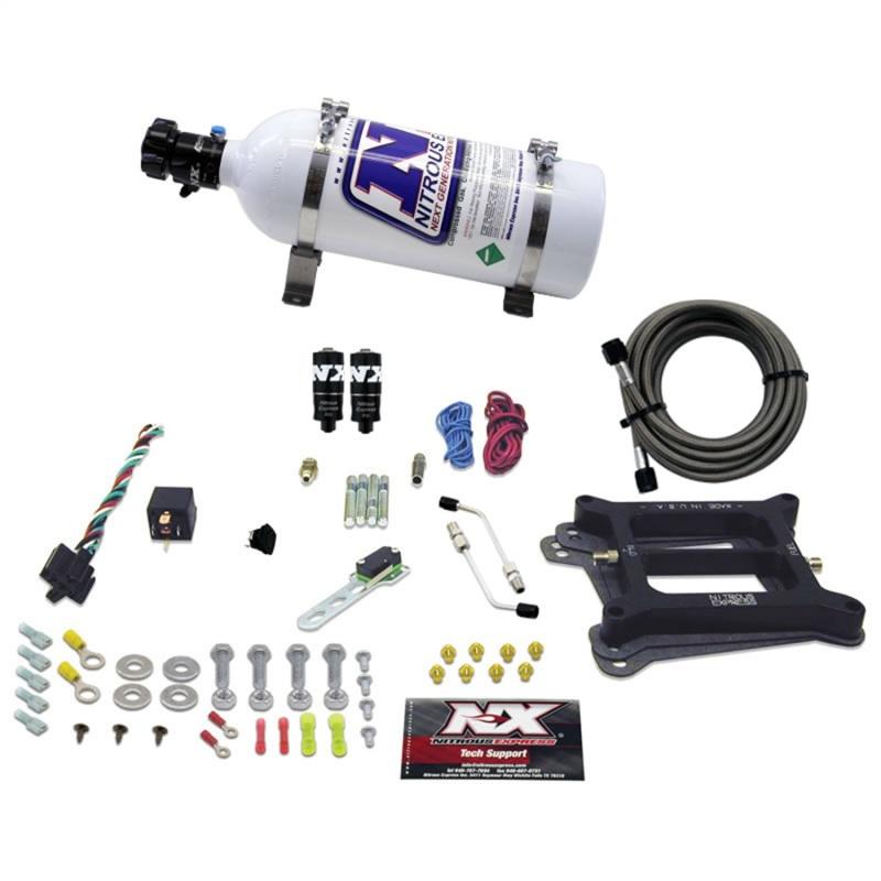 Nitrous Express 4150 Hitman Plus 4-BBL Nitrous Kit (50-200HP) w/5lb Bottle 40041-05 Main Image