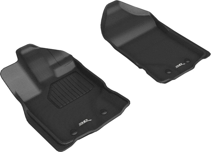 3D MAXpider 2019-2020 Ford Ranger Kagu 1st Row Floormat - Black L1FR12211509 Main Image