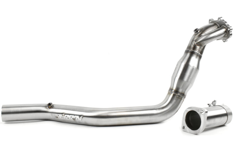 Perrin 02-14 Subaru WRX / 04-21 STI (EJ) 304SS 3in. Down Pipe w/Cat (Slip Fit Rear/Divorced WG) PSP-EXT-210 *Discontinued