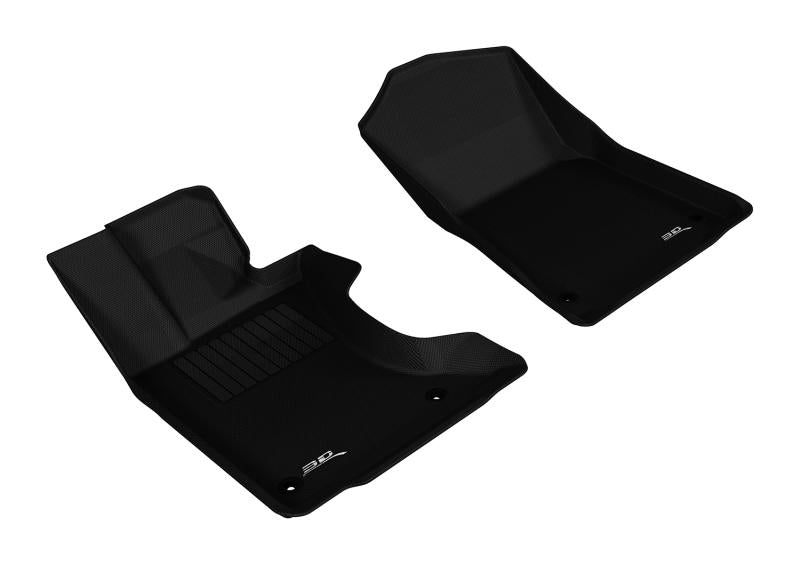 3D MAXpider 2013-2019 Lexus GS/GS Hybrid Kagu 1st Row Floormat - Black L1LX03011509 Main Image