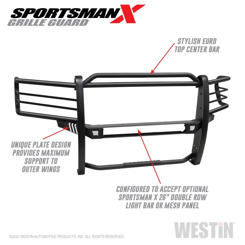 Westin 19-20 Ram 2500/3500 Sportsman X Grille Guard - Textured Black 40-34025