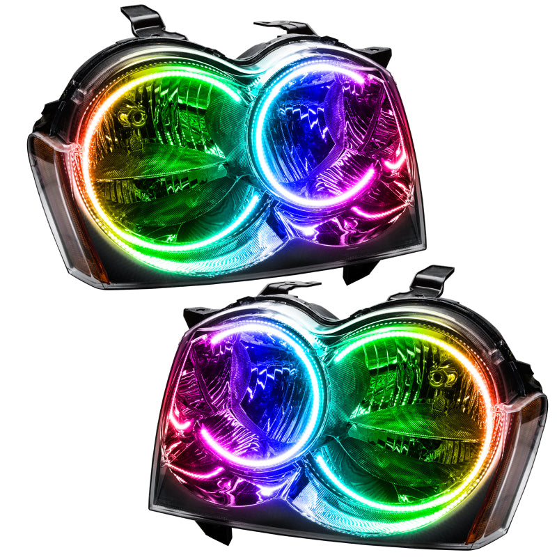 ORACLE Lighting Oracle 05-07 Jeep Grand Cherokee SMD HL (Non-HID) - ColorSHIFT w/o Controller 8164-334