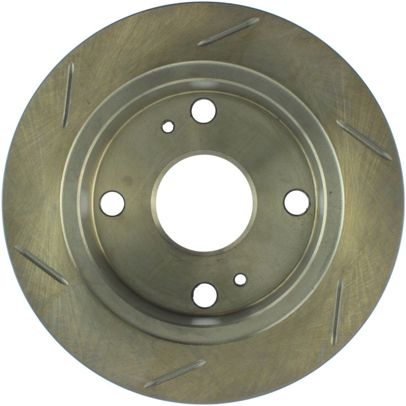 StopTech Sport Slotted Brake Rotor; Rear Left