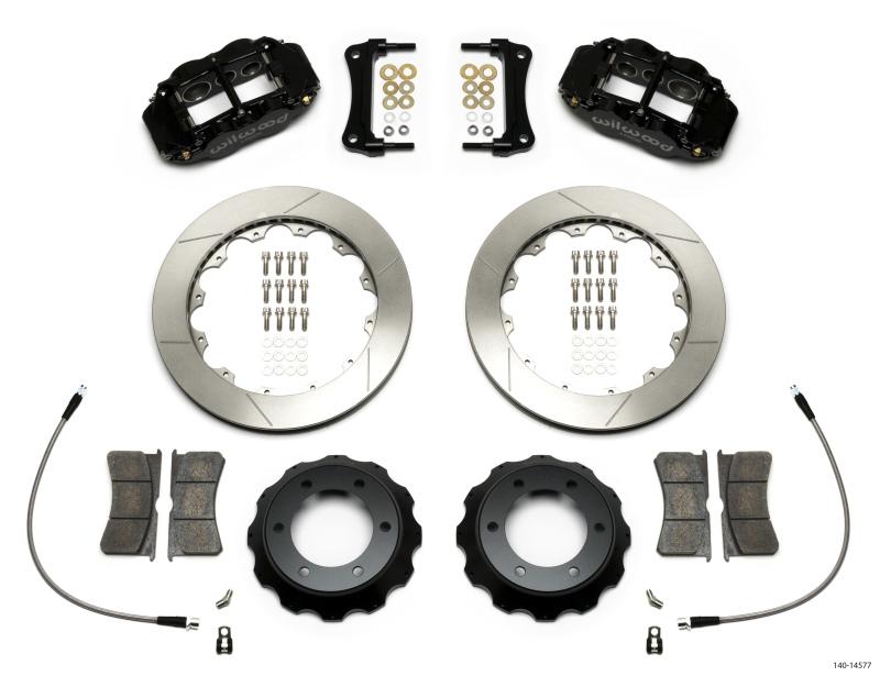 Wilwood Narrow Superlite 6R Front Kit 12.88in Slotted Rotor w/ Lines 05-15 Toyota Tacoma 140-14577 Main Image