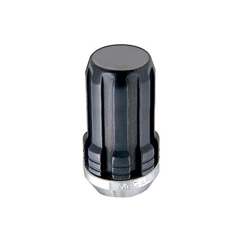 McGard SplineDrive Lug Nut (Cone Seat) M14X1.5 / 1.935in. Length (4-Pack) - Black (Req. Tool) 65310BK Main Image