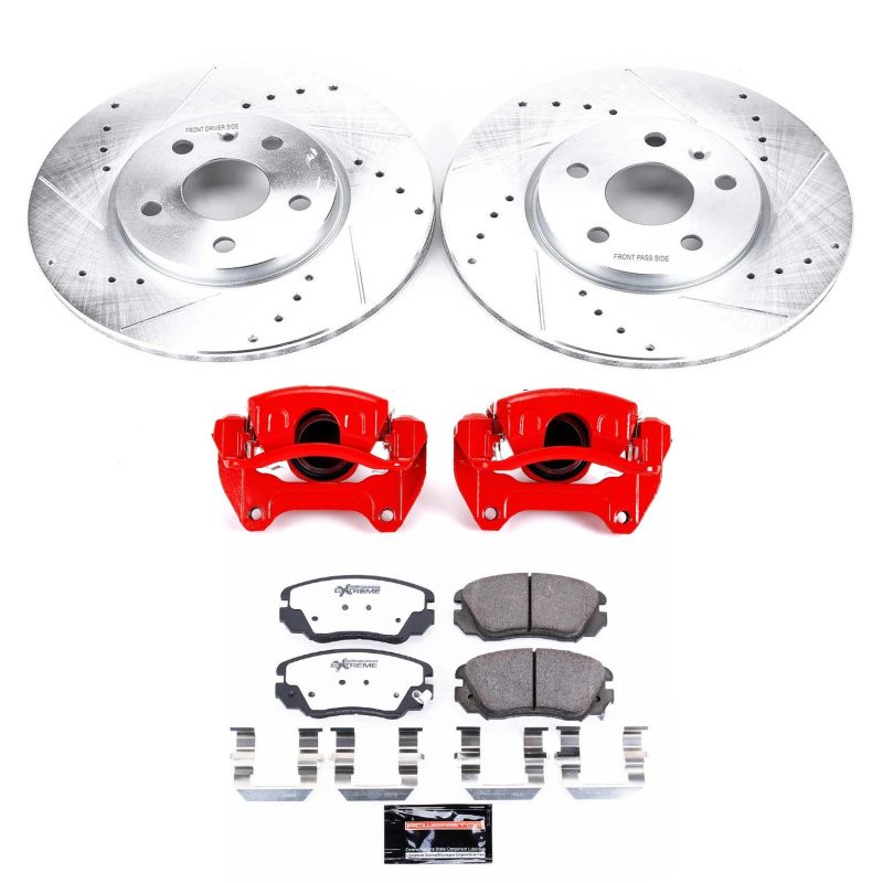 PowerStop PSB Z26 Street Kit w/Cals Brakes, Rotors & Pads Brake Kits - Performance D&S main image