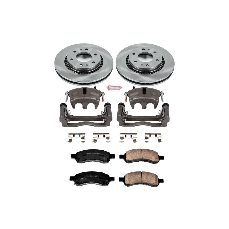 PowerStop PSB Autospecialty Kit w/Cals Brakes, Rotors & Pads Brake Kits - OE main image