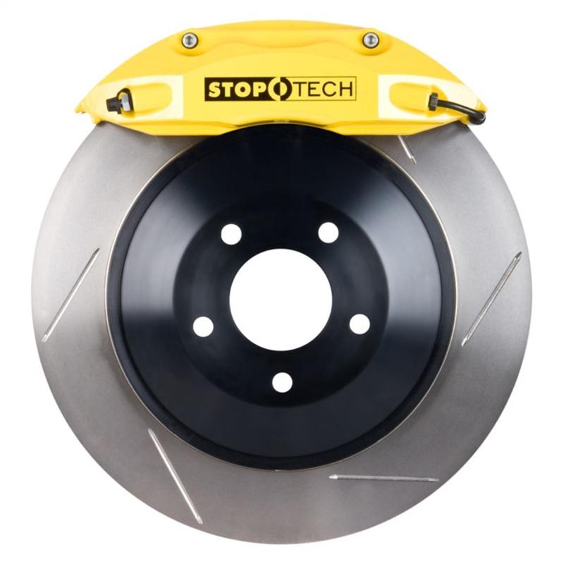 StopTech 05-10 Ford Mustang ST-40 355x32mm Yellow Caliper Slotted Rotors Front Big Brake Kit 82.330.4700.81 Main Image