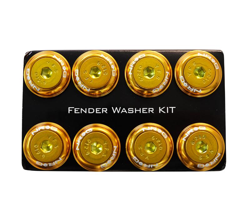 NRG Fender Washer Kit w/Color Matched M8 Bolt Rivets For Plastic (Rose Gold) - Set of 8 FW-800RG Main Image