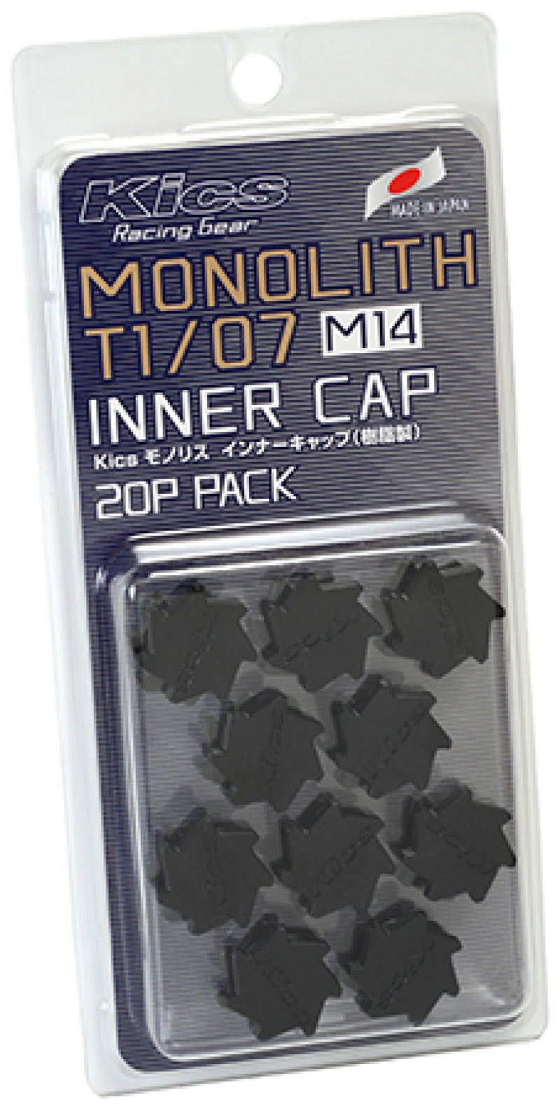 Project Kics M14 Monolith Cap - Black (Only Works For M14 Monolith Lugs) - 20 Pcs WCMF4K