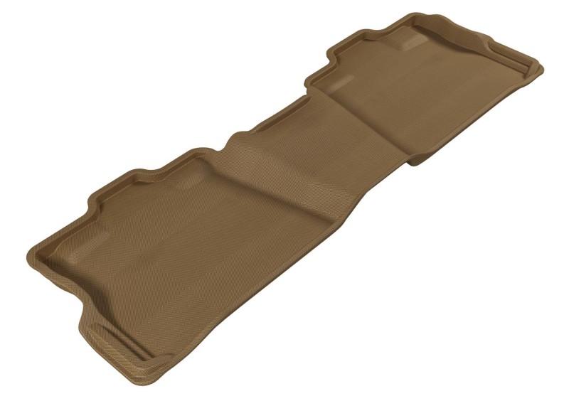 3D MAXpider 2006-2010 Ford Explorer Kagu 2nd Row Floormats - Tan L1FR03521502 Main Image