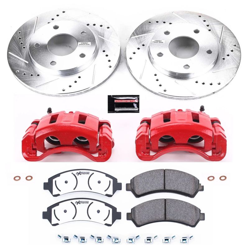 PowerStop PSB Z36 Truck & Tow Kit w/Cals Brakes, Rotors & Pads Brake Kits - Performance D&S main image