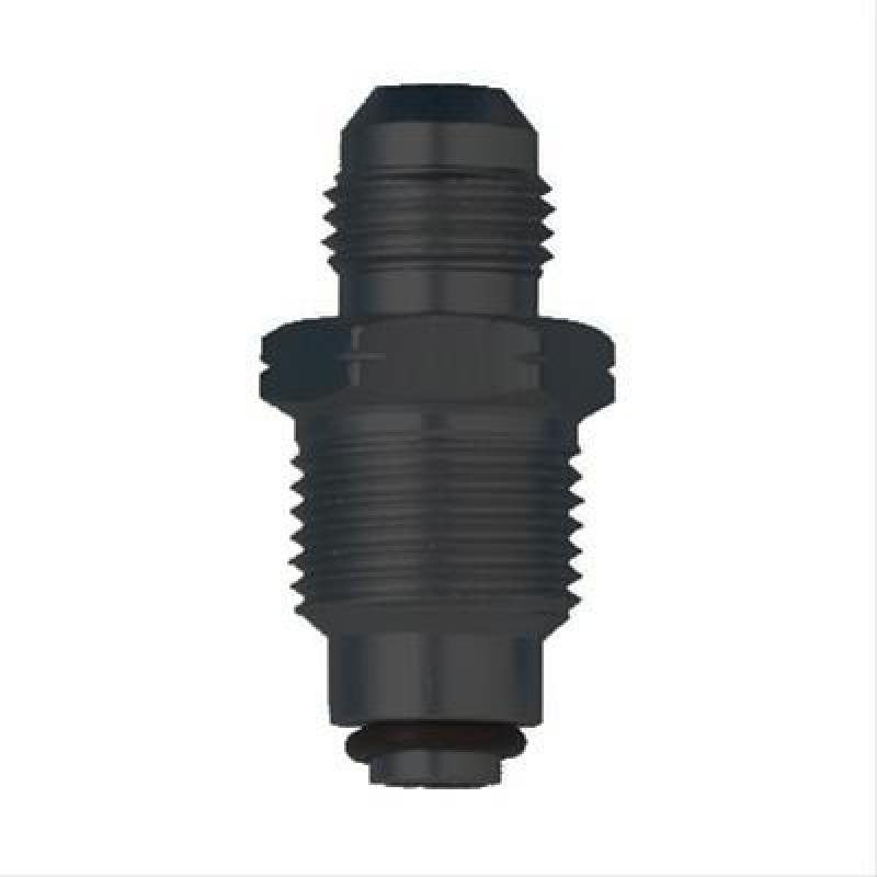 Fragola -8AN x 1-20 Male Adapter Rochester - Black 491965-BL