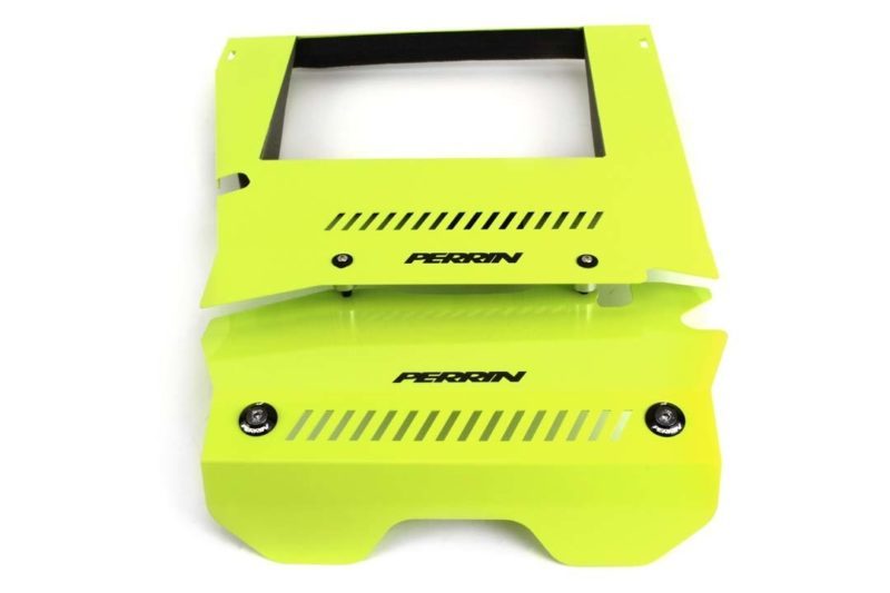 Perrin 15-16 Subaru WRX Engine Cover Kit - Neon Yellow PSP-ENG-165NY