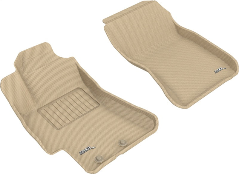 3D MAXpider ACE Kagu - Front - Tan Floor Mats Floor Mats - Rubber main image