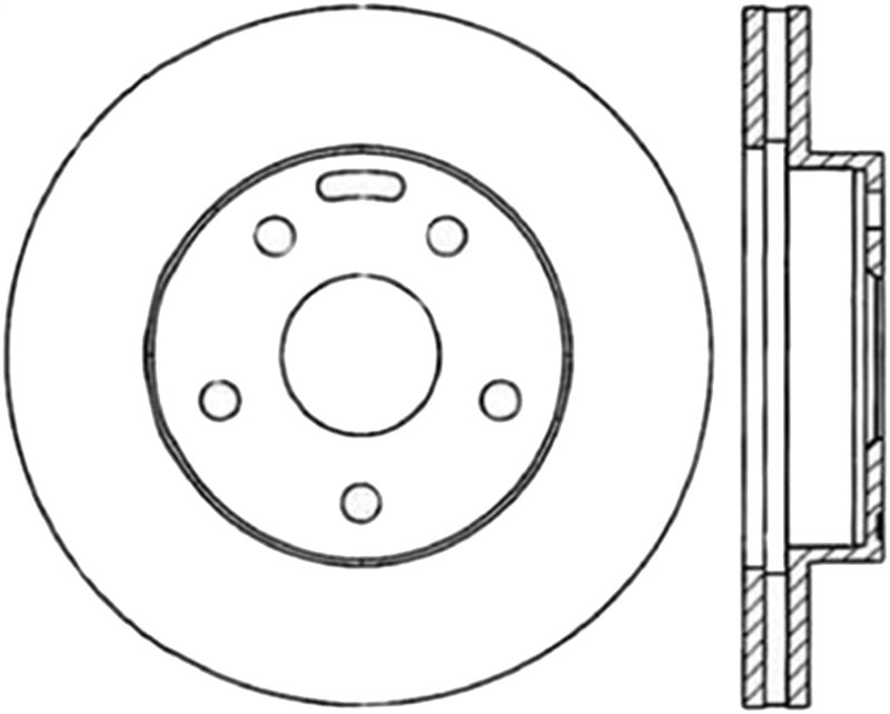 Stoptech ST Slot & Drill Brake Rotors Brakes, Rotors & Pads Brake Rotors - Slot & Drilled main image