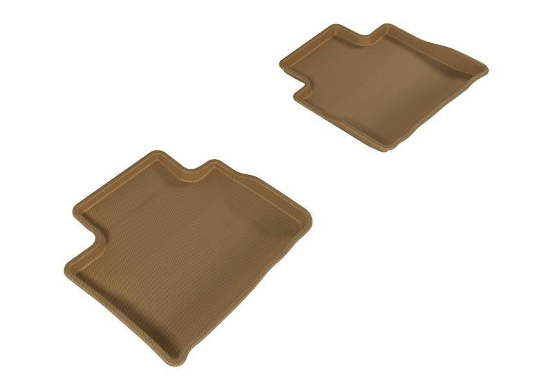 3D MAXpider 2014-2017 Chevrolet SS Kagu 2nd Row Floormats - Tan L1CH06421502 Main Image