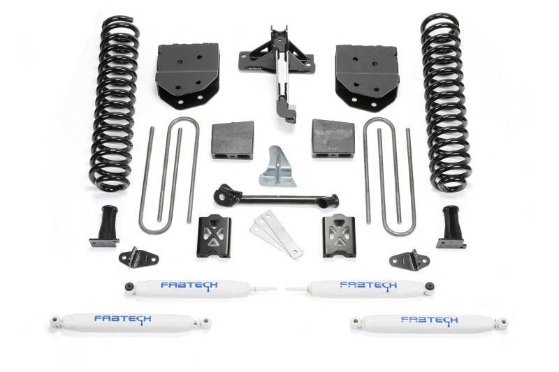 Fabtech 05-07 Ford F350 4WD 6in Basic System w/Perf. Shocks K20102 Main Image