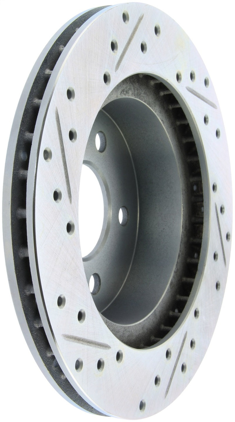 StopTech Select Sport 82-87 Lincoln Continental Sport Slotted & Drilled Left Rear Brake Rotor 227.61021L