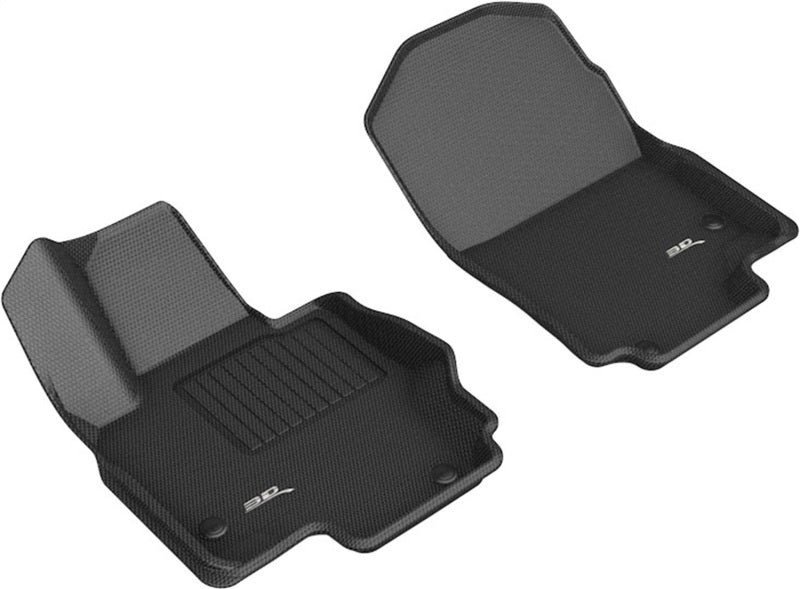 3D MAXpider 20-21 Mercedes GLS-Class (w/ Executive Rear Seat Package) Kagu 1st Row Floormats - Black L1MB11811509