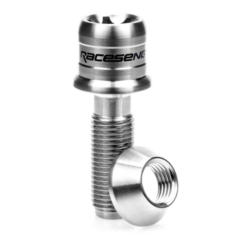 Raceseng TLR-1 Titanium Lug Bolt Set - M14x1.25mm / Conical 60 Deg. Floating Seat - Brushed 01032BRS10-01032BRS10-103101S20