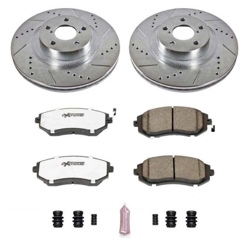 PowerStop PSB Z26 Street Warrior Kit Brakes, Rotors & Pads Brake Kits - Performance D&S main image