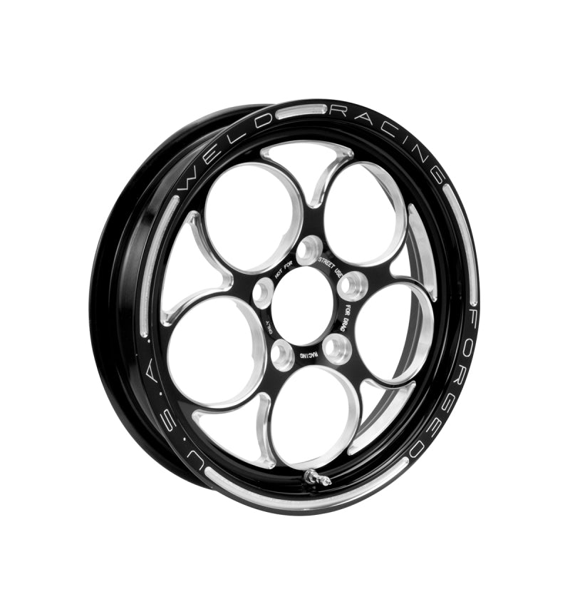 Weld Magnum 1-Piece 15x3.5 / 5x4.75 BP / 2.25in. BS Black Wheel - Non-Beadlock 86B-15272