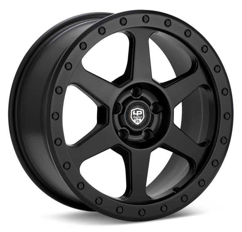 LP Aventure LP3 17x8 5-100 ET38 Matte Black Wheel LP3178510038MB Main Image