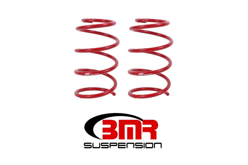 BMR 05-14 S197 Mustang GT Front Drag Version Lowering Springs - Red SP069R Main Image