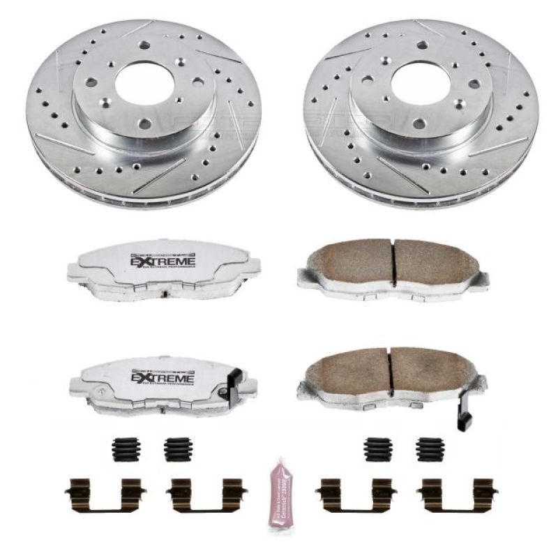 PowerStop PSB Z26 Street Warrior Kit Brakes, Rotors & Pads Brake Kits - Performance D&S main image