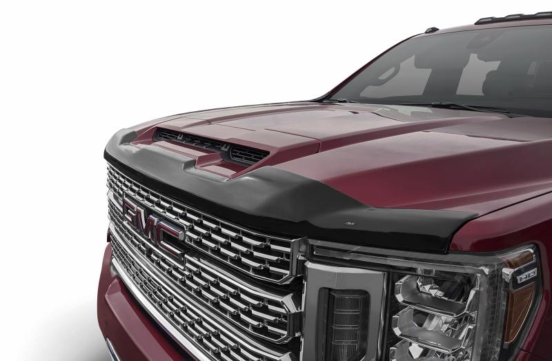 AVS 2020 GMC Sierra 2500 Aeroskin Low Profile Hood Shield - Smoke 322185 Main Image