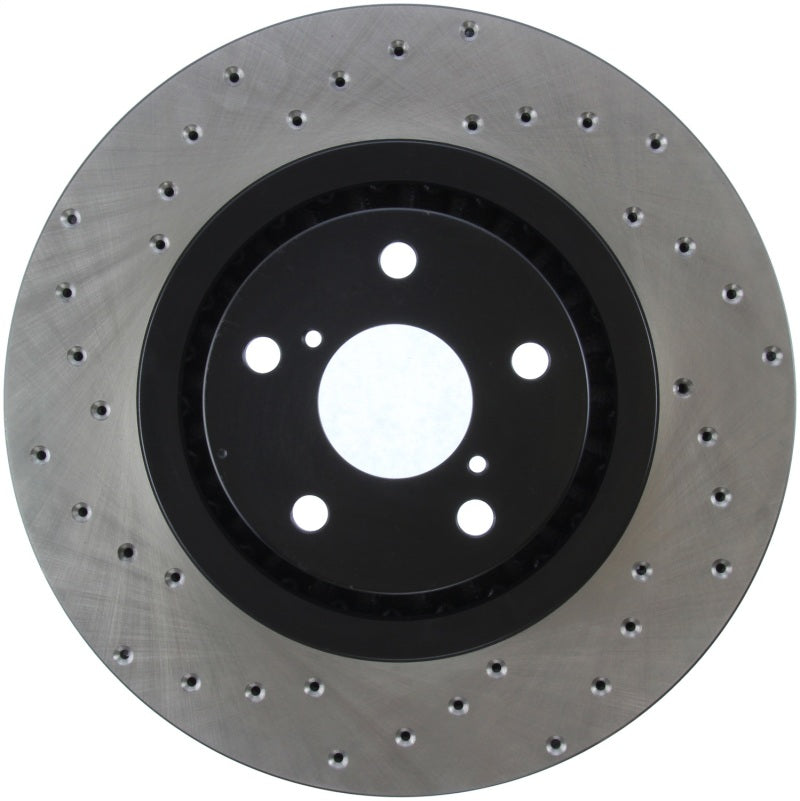 StopTech Sport Cross Drilled Brake Rotor; Front Right