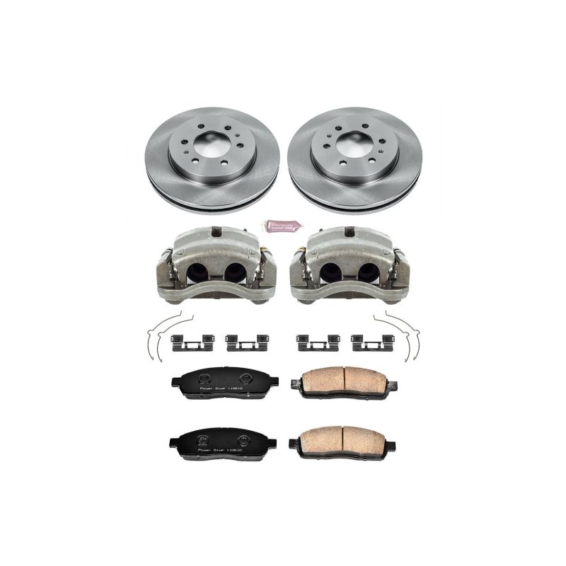 PowerStop PSB Autospecialty Kit w/Cals Brakes, Rotors & Pads Brake Kits - OE main image