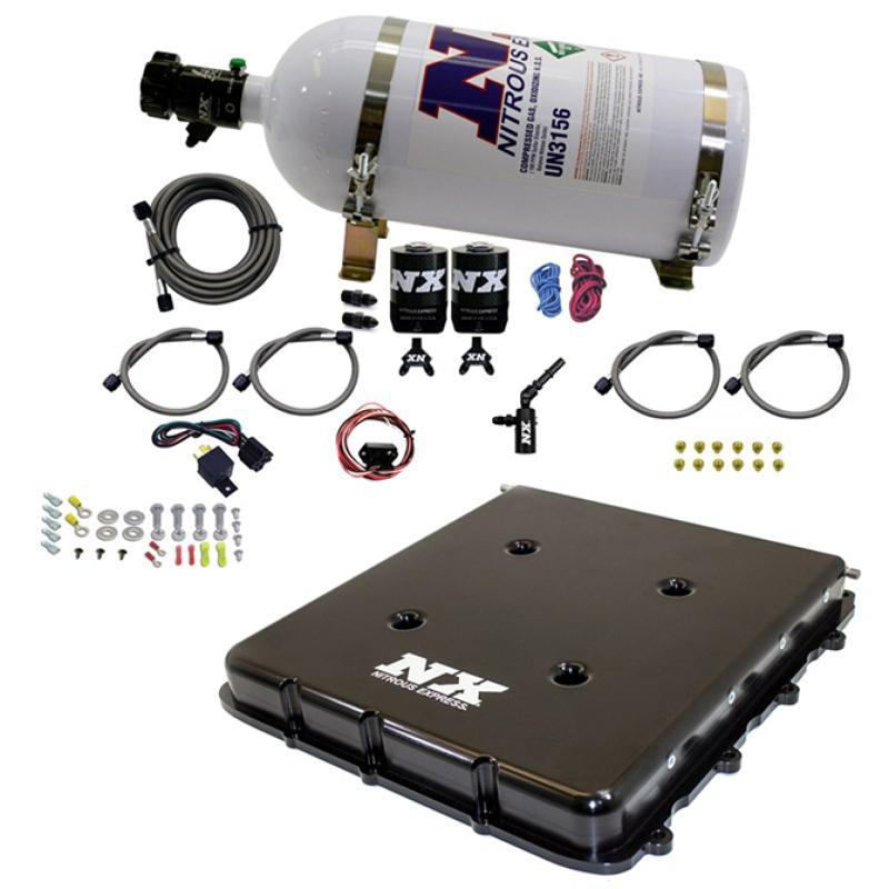 Nitrous Express Nitrous Kit w/Billet LT4 Supercharger Lid w/10lb Bottle 20939-10 Main Image