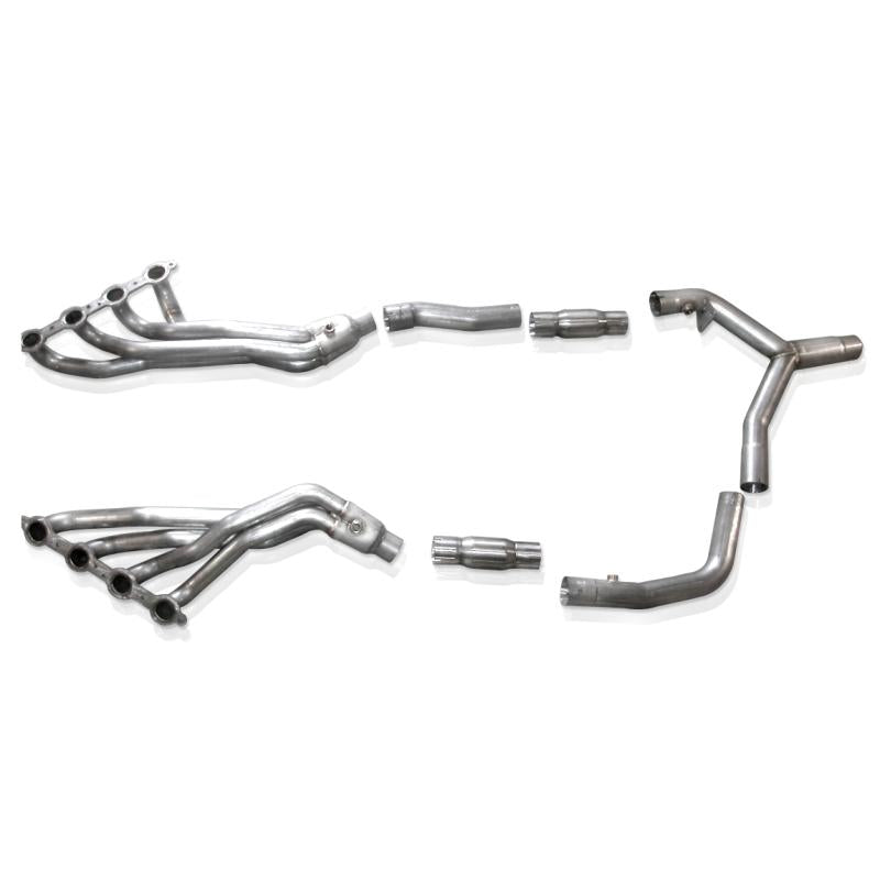 Stainless Works Chevy Camaro/Firebird 2000 Headers Catted Y-Pipe CA00CAT Main Image