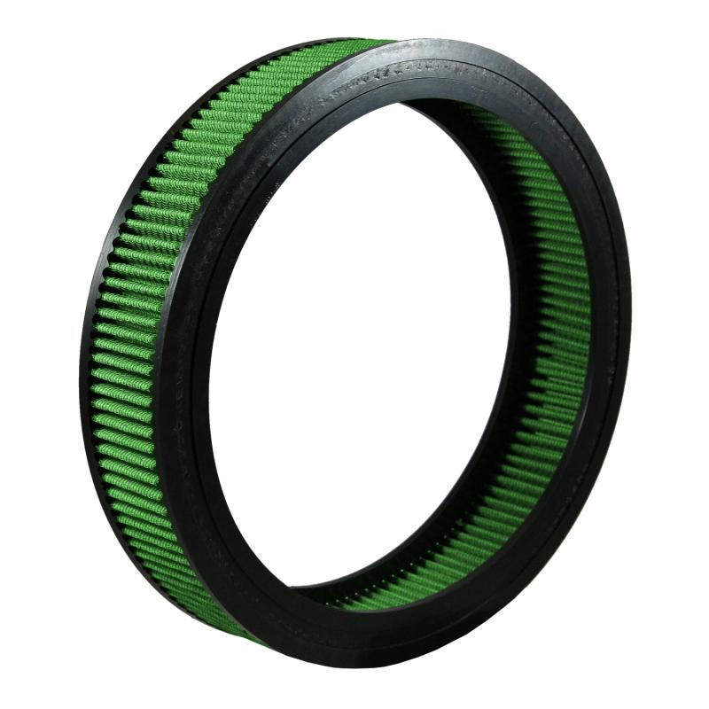 Green Filter 70-75 Chevy Suburban 350 CID V8 OD 12in. / H 2.5in. Round Filter 2073 Main Image