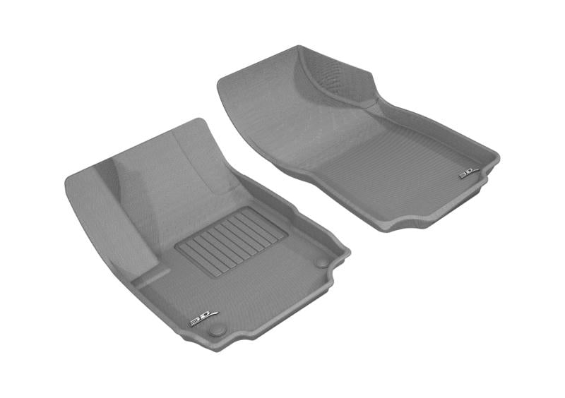 3D MAXpider 2018-2020 GMC Terrain Kagu 1st Row Floormat - Gray L1GM02311501 Main Image