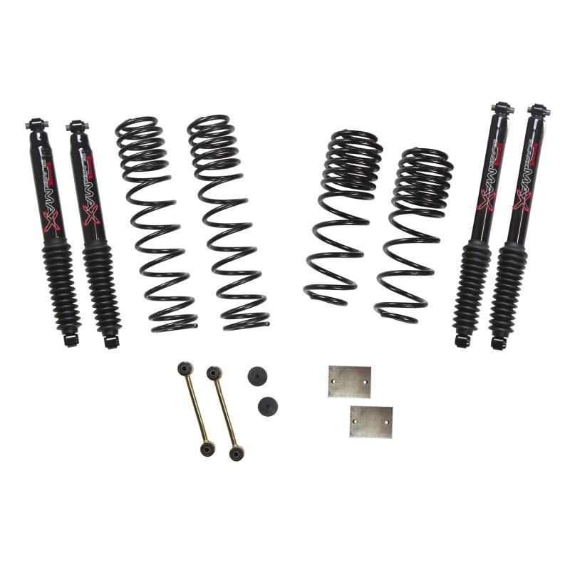 Skyjacker 2020 Jeep JL 4WD Diesel 1.5in Dual Rate Long Travel Sus Lift Kit w/ Black Max Shocks JL15BPBLTD Main Image