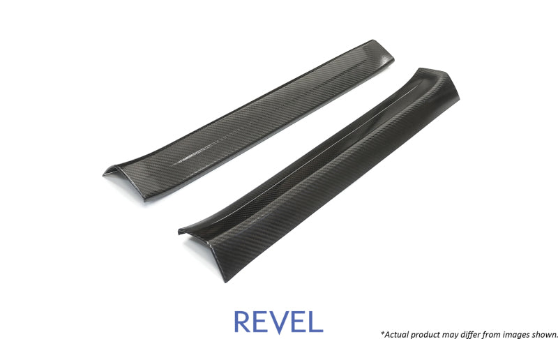 Revel GT Dry Carbon Door Sill Covers (Left & Right) 14-17 Mazda Mazda3 - 2 Pieces 1TR4GT0BM05