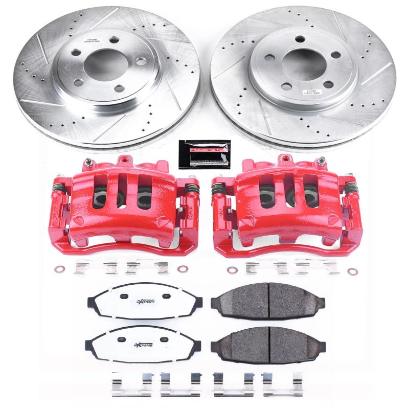 PowerStop PSB Z26 Street Kit w/Cals Brakes, Rotors & Pads Brake Kits - Performance D&S main image