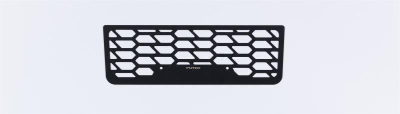 Putco 17-19 Ford SuperDuty - Hex Shield - Black Powder Coated Bumper Grille Inserts 83166 Main Image