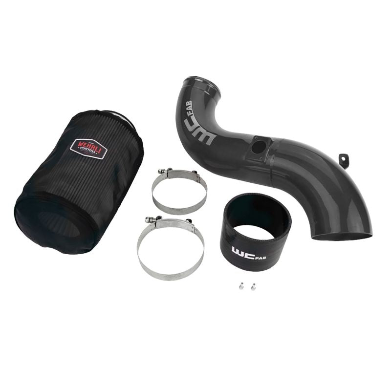 Wehrli 06-07 Chevrolet 6.6L LBZ Duramax 4in Intake Kit - Bengal Red WCF100336-BR