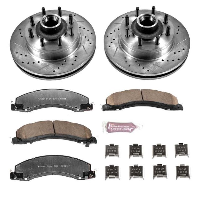 PowerStop PSB Z36 Truck & Tow Kit Brakes, Rotors & Pads Brake Kits - Performance D&S main image