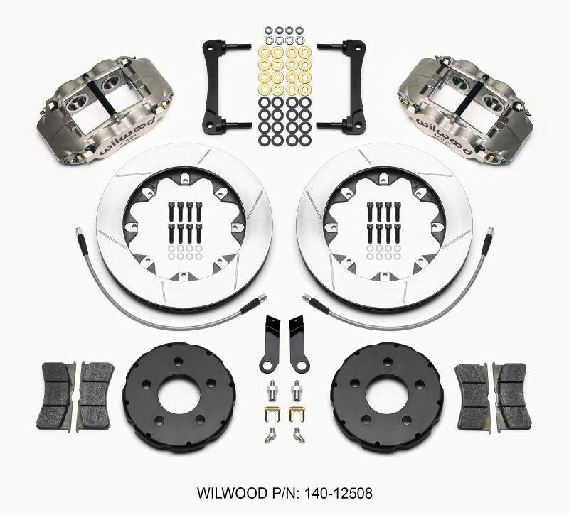 Wilwood Forged Superlite 4R ST BB Front Kit Road Race 2005-2014 Mustang 140-12508 Main Image