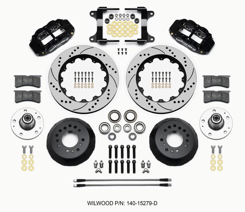 Wilwood Narrow Superlite 6R Front Hub Kit 14.00in Drilled 82-92 Camaro//Firebird 140-15279-D Main Image