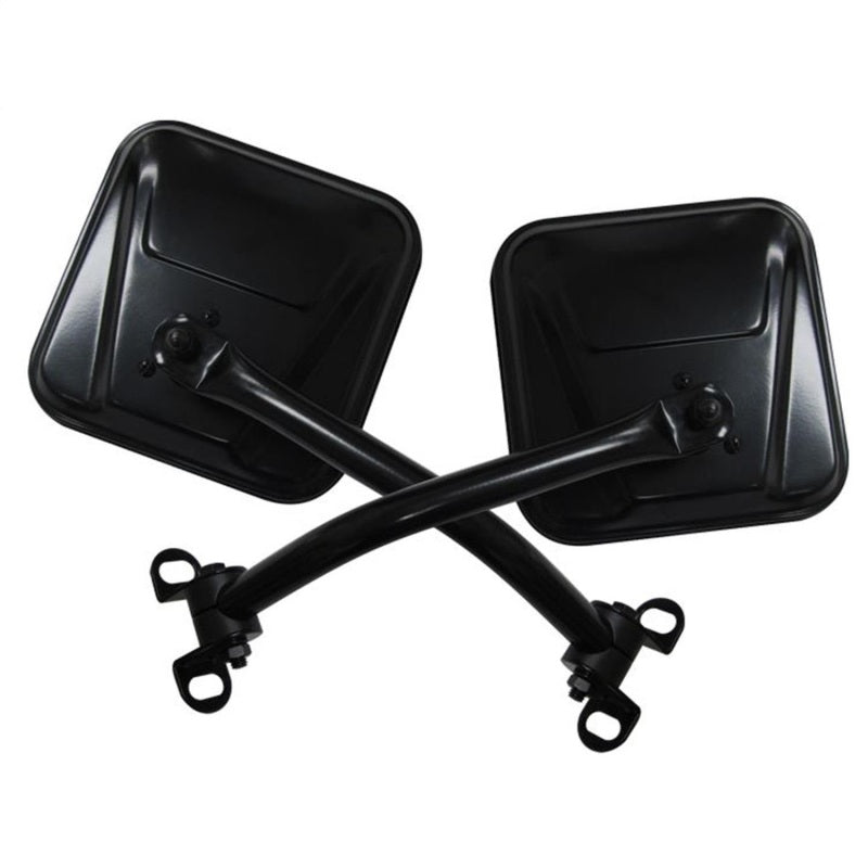 Rampage 1976-1983 Jeep CJ5 Mirror Kit - Black 7618