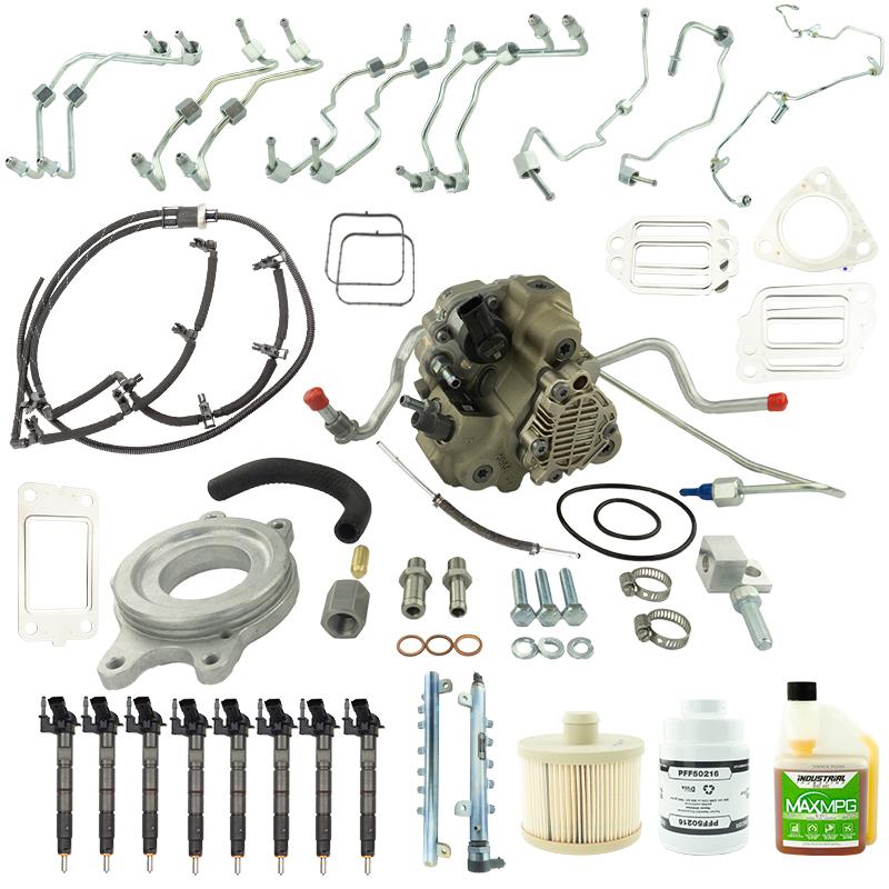 Industrial Injection 11-16 Duramax 6.6L LML Bosch Disaster Kit w/ Emissions Intact Conversion Kit 4G6106 Main Image