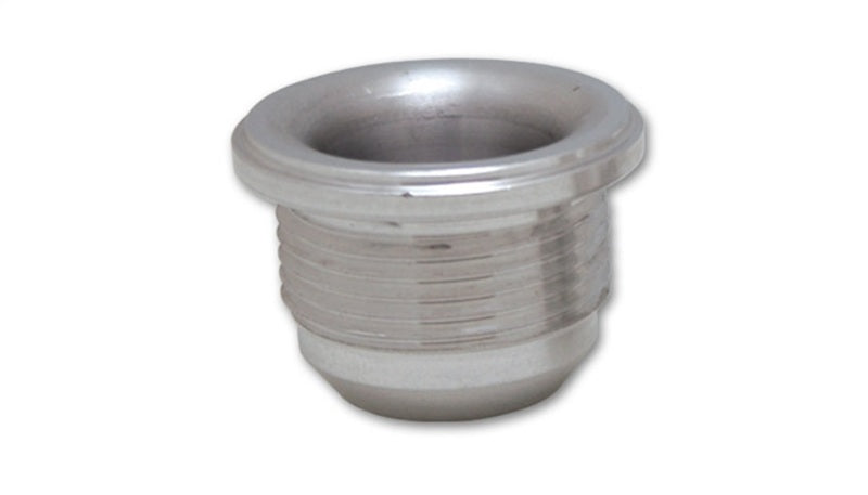 Vibrant Male -20AN Steel Weld Bung (1-5/8-12 SAE Thread; 1-3/4" Flange OD)